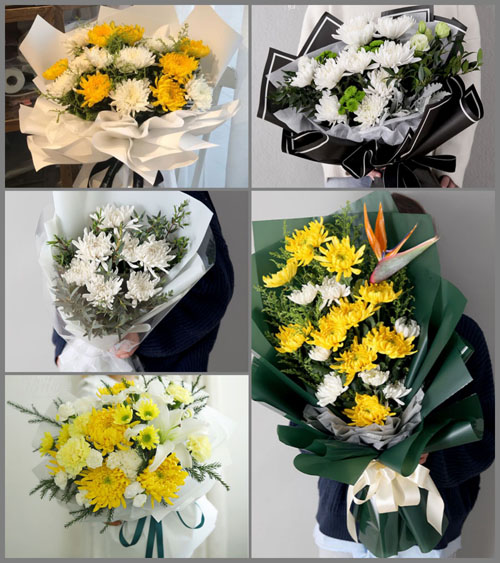 广东江门市恩平市沙湖镇咀厚村白事花束代送